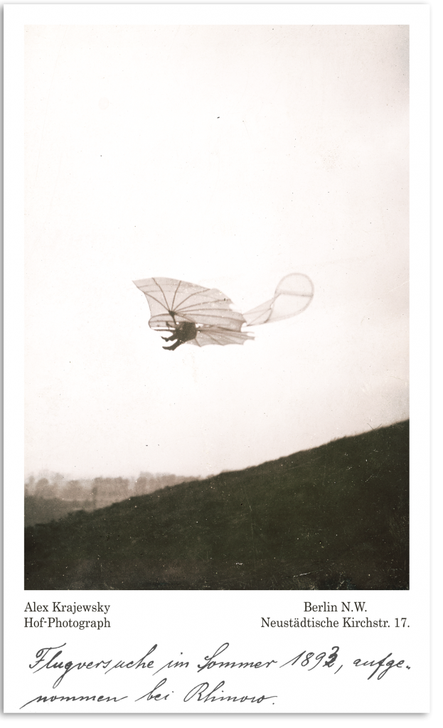 Mutiger Flugversuch im Sommer 1893